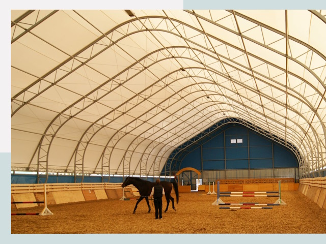 Строительство конных манежей в Тейково