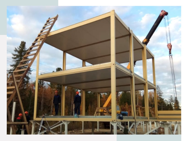 Строительство модульных здания Тейково