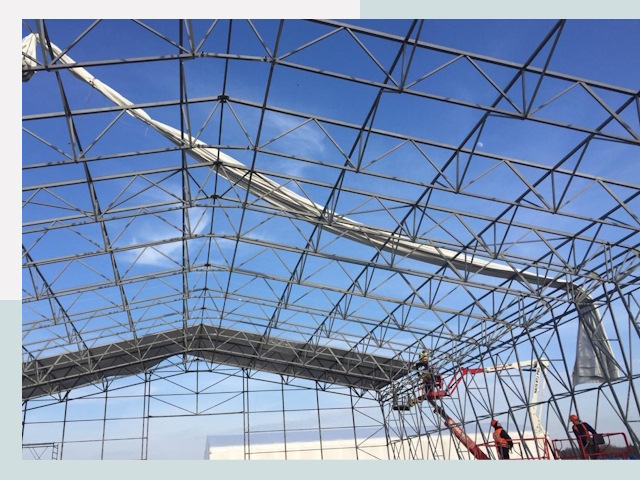 Шатровые ангары от 652 руб. в Тейково и Ивановской области