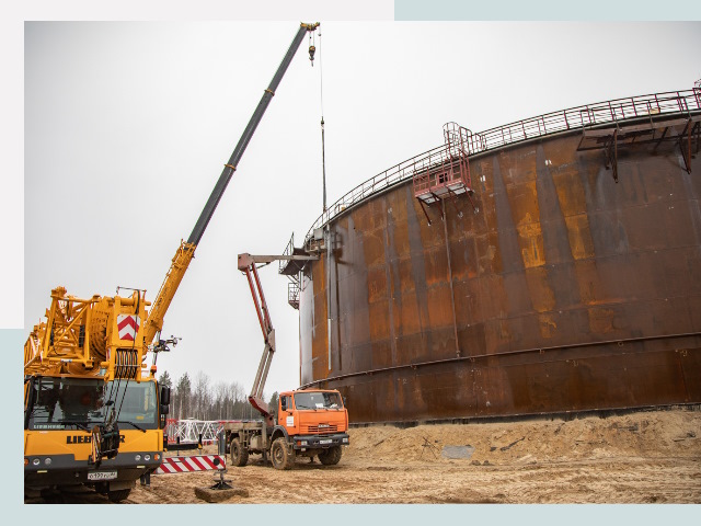 Монтаж резервуаров в Тейково от 652 руб. за м³