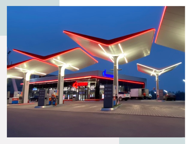 Навесы для АЗС в Тейково