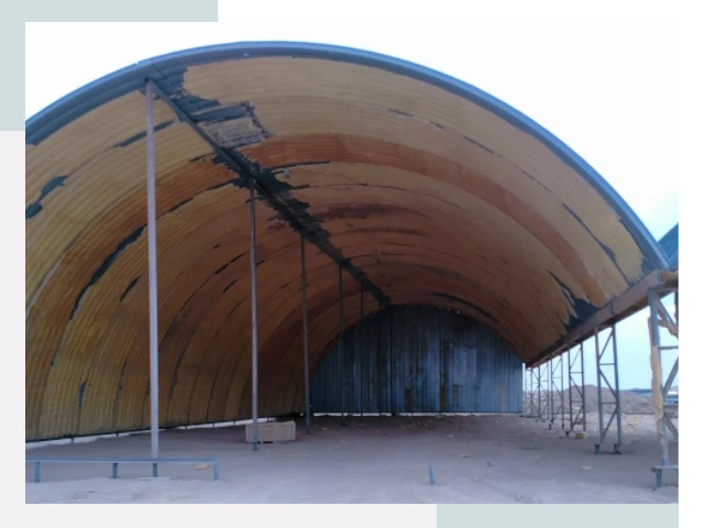 Реконструкция ангаров в Тейково