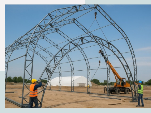 Монтаж ангаров в Тейково от 652 руб. - Надежно и быстро