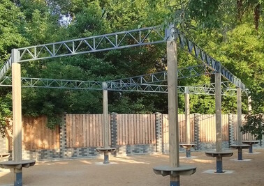 Терраса из металлоконструкций под ключ, проектирование, изготовление и монтаж от СтальСтрой-Ткв